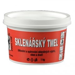 Tmel sklenářský 1kg kelímek č.1